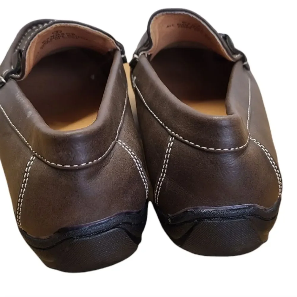 Steve Harvey Brown Loafers Size 6 - Picture 5 of 7